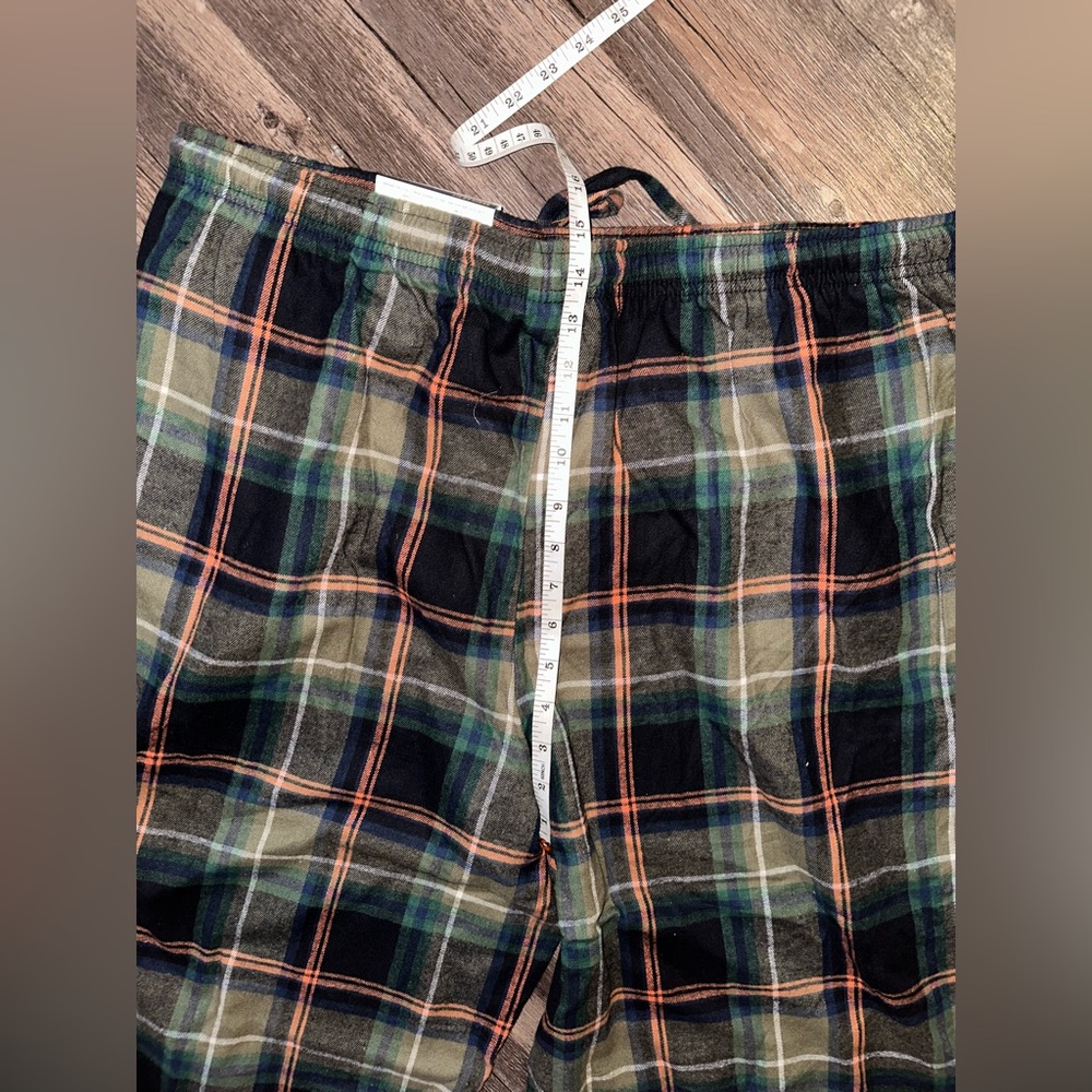 Stanford Men’s Olive Plaid Sleep Pants 100% Cotton size XL - Picture 7 of 9